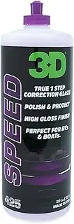 HD Speed All in One Polish/Wax | Clear Coat Car Polish and Wax in One | Paint Protection, Swirl Correction | Perfect for Auto Detailing & Restoration | Gel Coat Friendly 32 Oz