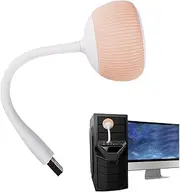 Small Computer Speakers, Loud Volume Desktop Speaker, USB Powered Soundbar, Bendable Cable Computer Speakers, Speakers for Working and Studying, Portable Desktop Speakers