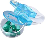 Pill Taker, Pill Popper for Blister Packs, Portable Taker Remover, Blister Pack Opener, Dispenser Storage Box, Organizer for Elderly, Travel, Patients