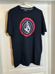 Volcom Stonez Eye Black T-Shirt ~ Large ~ New With Tags