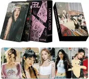 - 55Pcs High-Definition I-DLE Photo Cards, Black, Great for Birthday Party Decor
