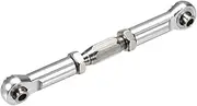 XYWHPGV RC Front/Rear Steering Linkage Servo Link Pull Rod Turnbuckle 64mm (Silver Tone)(bc876 661d2 a1efb 30129 b0048 73d52