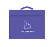 Purple Library Bag