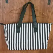 Alice and Olivia by Stacey Bendet Duffle Bag in Positano Striped Weekender NWT
