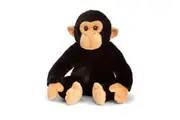 Keeleco 25cm Chimp Kids Children Animal Soft Plush Stuffed Toy Black 3y+