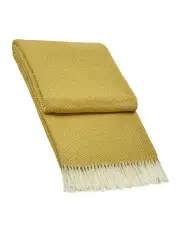 [CODU] Hampton Throw Blanket in Mustard