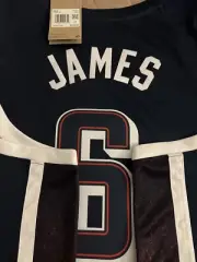 Official LeBron James Nike USA Basketball Swingman Jersey Paris Olympic 2024 3XL
