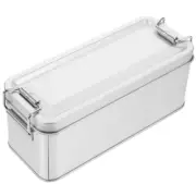 Empty Cookie Tin Creative Candy Box with Lid Cookie Wrapping Tin Rectangle