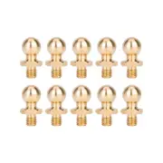 10Pcs M3 Brass Ball Head Trailer Screw for TT01 TT02 Sakura D5 1/10 RC Drift Car