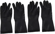 DECORNIJIA 2Pairs Hair Dye Gloves Barber Hand Protectors for Hair Coloring Reusable Hair Salon Gloves for Men Women for Home Use Cleaning Beauty Tools