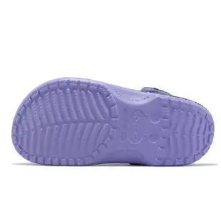 Crocs 涼拖鞋 Classic Butterfly Clog 男鞋 女鞋 蝴蝶 花紋 紫 卡駱馳 經典款 2082575Q7