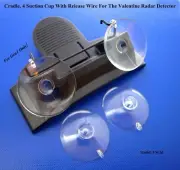 4 Suction Cup+ 1 Release Wire+ 1 Cradle For The Valentine V1 Gen1 Radar Detector