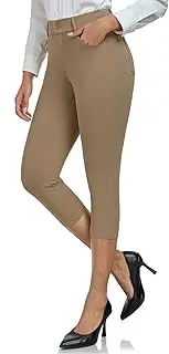 [DAYOUNG] Bootcut Yoga Pants for Women Tummy Control Workout Bootleg Pants High Waist 4 Way Stretch Pants