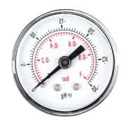-1~0bar -30~0inHg Scale Vacuum Pressure Gauge 1/8BSPT Back Connection❀