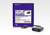 在飛比找Yahoo!奇摩拍賣優惠-Uptech  DC201 Dp to VGA訊號轉換器