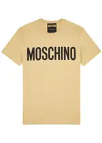 Moschino Logo-print Cotton T-shirt - Camel 52 (IT52 / XL)
