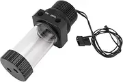 G 1/4 Cooling Water Pump, PC Water Pump, 30 Mesh Filter 1100L / H 5900RPM G1/4 PC Integrated Pump for Water Cooling System (Black)