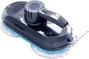 KANGYEBAIHUODIAN Robot Vacuum Cleaner Window Cleaning Robot Window Cleaner Electric Glass Limpiacristales Remote Control Fit for Home (Color : White, Plug Type : UK)