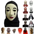 Halloween Full Head Latex Skull Mask Skeleton Movable Horror Cosplay Party Prop.