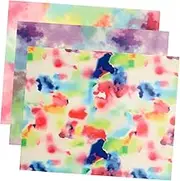 Hohopeti 3PCS Sheets Heat Transfer DIY Film for Shirts Shoes More High Ink Content Sublimation Sheets for Easy Decoration Custom Patterns Designs