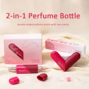 2in1 Refillable Atomizer ABS Mini Fragrances Dispenser Travel Perfume Bottle