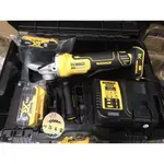 ∞沙莎五金∞ 公司貨 DEWALT 得偉DCG406P2 20V 無碳刷4英吋砂輪機 4" 雙電無刷充電式砂輪機