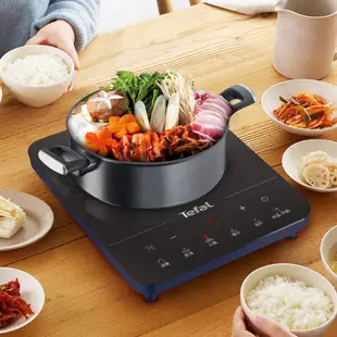 Tefal 法國特福 IH共饗電磁爐 (香頌紅/皇家藍) 六段溫控/輕薄/防空燒 (福利品)