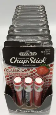 Lot Of 72 Blister Pack (216 Ttl) Chapstick Strawberry Lip Balm 0.15oz 01/19 Date