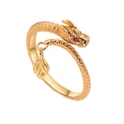Adjustable Wrap Dragon Rings Dragon's Tail Qiankun Lucky Ring, Dragon Tail Wrap