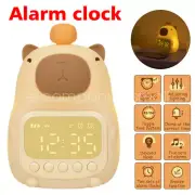 Digital Alarm Clock LED Dimmable Night Light Bedside Clock Room Decor Kids Gift
