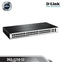 在飛比找蝦皮購物優惠-D-link DGS-1210-52 48口千兆智能網管交換