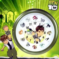 在飛比找ETMall東森購物網優惠-【BEN10田小班】外星小英雄 靜音大掛鐘