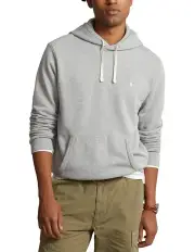 [Polo Ralph Lauren] Loopback Fleece Hoodie in Grey