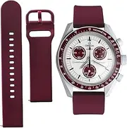 [Ocdin] Watch Band for Omega X Swatch Moonswatch Watch Strap Speedmaster 20MM Quick Release Rubber Watch Strap Replacement
