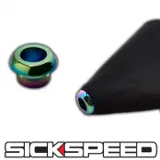 HIGH QUALITY NEO CHROME SICKSPEED TOPPER RING FOR SHIFT BOOT UNIVERSAL P4 (for: BMW)