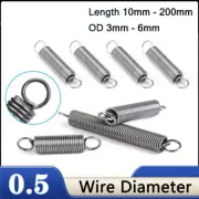 Expansion Spring 0.5 mm Wire Dia Tension Extension Expanding Extending Springs