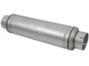aFe ATLAS Aluminized For Steel Muffler 5in Center/Center 24in L X 7in Diameter -