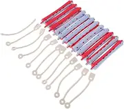 GANAZONO Hair Styling Tools Kit 12pcs Hair Perm Curlers Cold Wave Rods for Home Salon