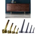 Slant Furniture Leg Iron Cabinet Feet Table Chair Legs for Sofa and Bench