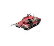 3R China ZTZ96B Tank Biathlon Red Black Painting with Random Number 1/72 Model
