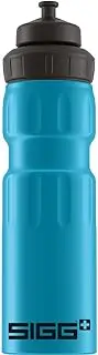 SIGG WMB Water Bottle Sports (0.75 L), Blue, Lightweight Reusable Water Bottles, Functional Leak Proof Water Bottle for Sports, Travel Bottles for On The Go, BPA-Free