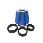SAAS Pod Filter Blue 60-76-89-100mm Multifit Neck Collar with Hose Clamps