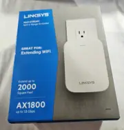 Linksys Max-Stream Wi-Fi 6 Range Extender