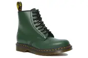 Dr. Martens 1460 Smooth Leather Womens 8 Eye Lace up Boots - Green