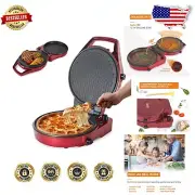 Versatile 11-inch Pizza Maker and Grill with 30-Minute Timer | Easy Clean Design