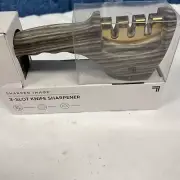 Sharper Image 3-Slot Knife Sharpener Kitchen NIB
