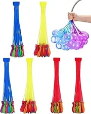 WUNZILO 333 Pieces Water Balloons, Water Bombs, Self-Closing, Water Balloons, Water Bombs Children, Water Balloons Self-Closing, Mixed Water Balloons, Quick Fill Water Balloons