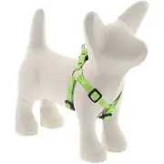 Lupine Reflective Small Step in Dog Harness 1/2" Wide Green Diamond with 12-18"