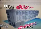 (3D 1/14 KIT) 48' Cattle Tractor Trailer Tamiya King Globe Grand Hauler