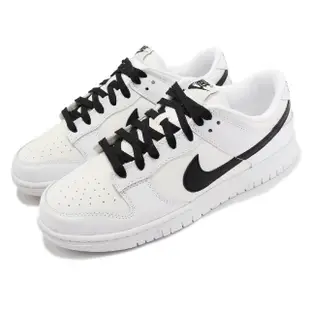 【NIKE 耐吉】休閒鞋 Dunk Low Retro 男鞋 白 黑 反轉熊貓 黑勾 百搭 經典(DJ6188-101)